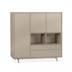 Fiore Large Wall Cabinet with LED Lighting
