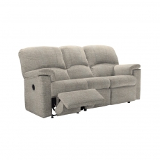 Chloe 3 Seater Sofa with Single Power Recliner Action