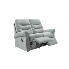Holmes 2 Seater Sofa with Double Manual Recliner Actions