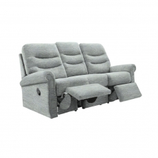 Holmes 3 Seater Sofa with Double Manual Recliner Actions