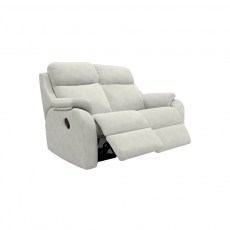 Kingsbury 2 Seater Sofa with Double Manual Recliner Actions