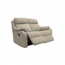 Kingsbury 2 Seater Sofa with Double Manual Recliner Actions