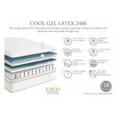 Cool Gel Latex 2400 4'6 Mattress Cool Gel Latex 2400 4'6 Mattress