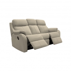 Kingsbury 3 Seater Sofa with Double Manual Recliner Actions