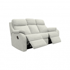 Kingsbury 3 Seater Sofa with Double Manual Recliner Actions