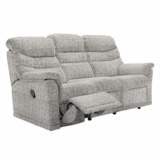 Malvern 3 Seater Sofa (3 Cushion) with Single Manual Recliner Action