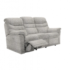 Malvern 3 Seater Sofa with Single Power Recliner Action - Touch Button
