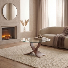 Selena Coffee Table-Walnut Finish Selena Coffee Table-Walnut Finish