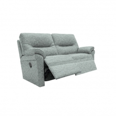 Seattle 2 Seater Sofa with Double Manual Recliner Actions