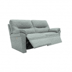 Seattle 2.5 Seater Sofa (2 Cushion)-Double Power Recliner Actions-Touch Button with USB