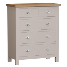 Carbis 2 Over 3 Drawer Chest