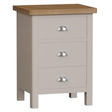 Carbis Large Bedside Cabinet - 3 Drawers