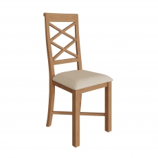 Mia Dining Pair of Cross Back Dining Chairs