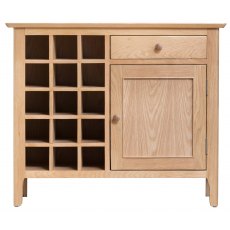 Mia Dining Wine Cabinet - 1 Drawer - 1 Door