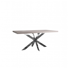Rosario 1.8m Fixed Dining Table - Cross Style Base