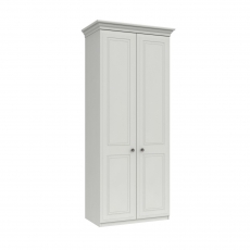 Halley 2 Door Wardrobe - 1 Rail - 1 Shelf