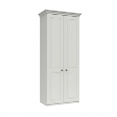 Halley 2 Door Wardrobe - 1 Rail - 1 Shelf