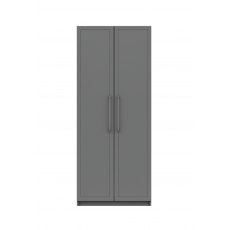 Leia 2 Door Wardrobe - 1 Rail - 1 Shelf