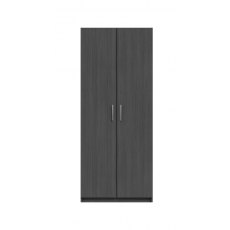 Oberon 2 Door Wardrobe - 1 Rail - 1 Shelf