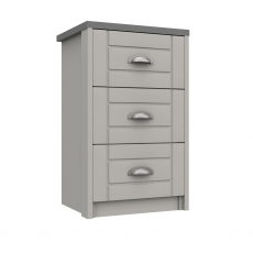 Shadow 3 Drawer Bedside Chest