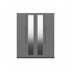 Skylar 4 Door Wardrobe with 2 Mirrors