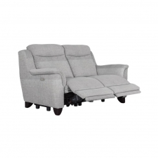 Manhattan 2 Seater Double Power Recliner Sofa with 2 Button Switch-Single Motor