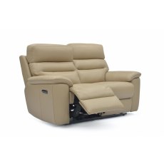Edison 2 Seater Double Power Recliner Sofa with Adjustable Headrests and USB