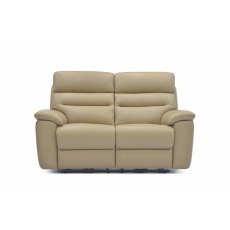 Edison 2 Seater Double Power Recliner Sofa with Adjustable Headrests and USB