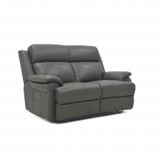 Hudson 2 Seater Double Power Recliner Sofa with USB