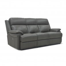 Hudson 3 Seater Double Power Recliner Sofa with USB