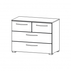 Aldono 6D38 4 Drawer Chest