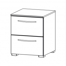 Aldono 6H33 2 Drawer Bedside Table