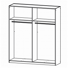 Borba 5203 Hinged 4 Door Robe