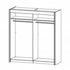 Imperial 4103 Gliding 2 Door Robe (Width 181cm)