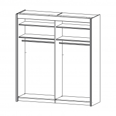 Imperial 4105 Gliding 2 Door Robe (Width 201cm)