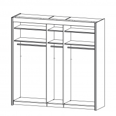 Imperial 4107 Gliding 3 Door Robe (Width 225cm)