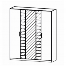 Terano 0T5C Hinged 5 Door Robe