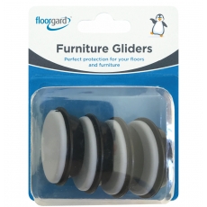 Floorgard Glide Cups - 30mm Round for recliners - Pack of 4