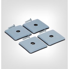 Floorgard Glides - 30 x 30mm Square - Pack of 4