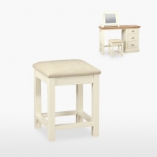 Coelo 821 Bedroom Stool - Leather Seat Pad