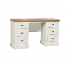 Coelo 850 Double Pedestal Dressing Table - 6 Drawers