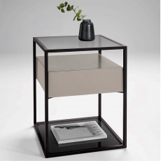 Vision Lamp Table with One Drawer