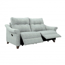 Riley 3 Seater Large Sofa - Double Manual Recliner Actions