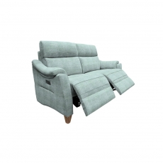 Hurst 2 Seater Small Sofa - Double Power Recliner Actions - USB Charging
