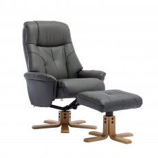 Beaufort Swivel Recliner Chair and Stool Set