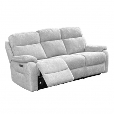 Tundra 3 Seater Double Power Recliner Sofa