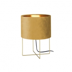 Aura Small Table Lamp-Yellow Shade
