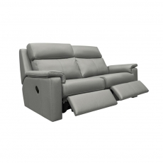 Ellis Large Sofa with Double Manual Recliners