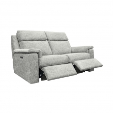 Ellis Large Sofa with Double Power Recliners and USB