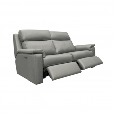 Ellis Large Sofa with Double Power Recliners, Headrest, Lumbar and USB